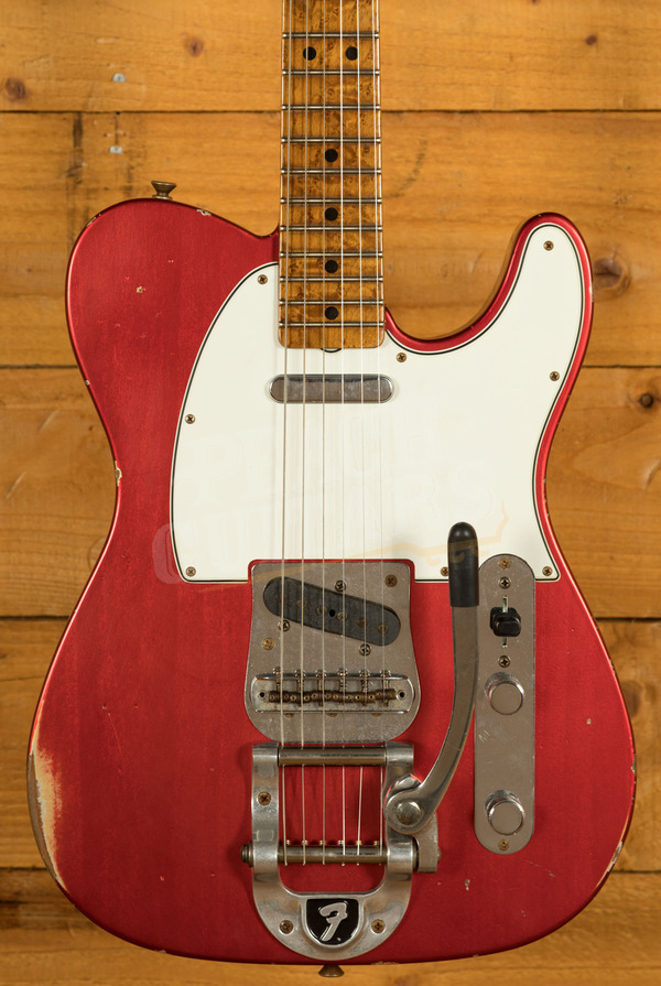 Fender Custom Shop Limited '69 Roasted Tele Relic Aged Candy Apple Red