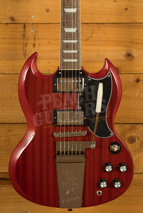 Epiphone Inspired By Gibson Collection | SG Standard 60s Maestro Vibrola - Vintage Cherry