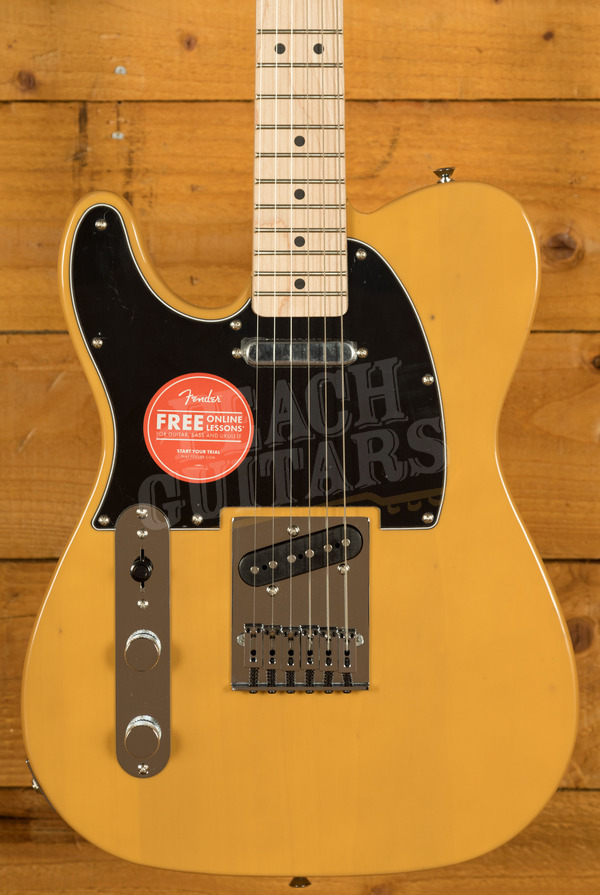 Squier Affinity Series Telecaster | Maple - Butterscotch Blonde - Left-Handed