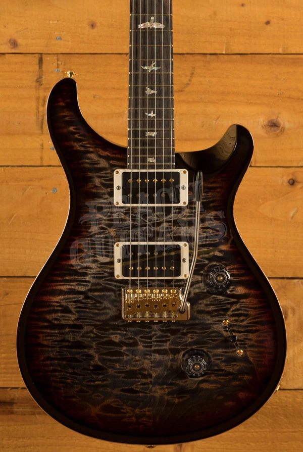 PRS Wood Library Custom 24 Charcoal Tri-Colour Burst Roasted Maple /Ziricote