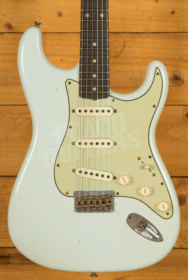 Fender Custom Shop '61 Strat Hardtail Journeyman Faded Aged Sonic Blue