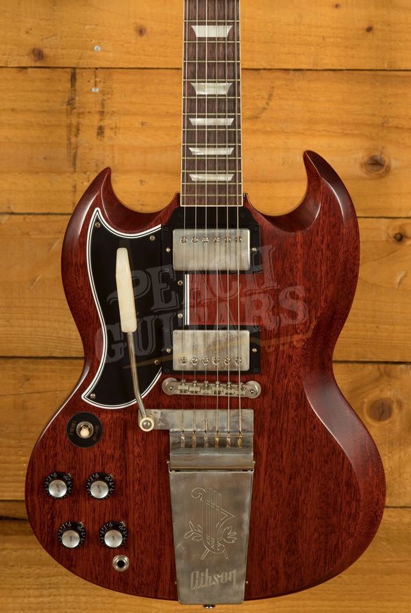 Gibson Custom '64 SG Standard Left-Handed Cherry VOS w/Maestro Vibrola NH