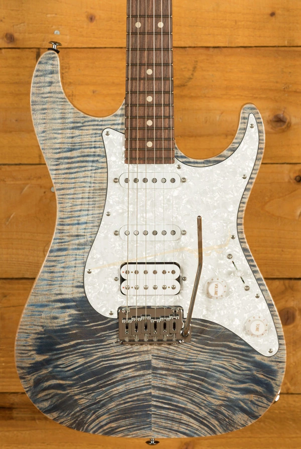 Suhr Standard Plus Trans Blue Denim/Slate Pau Ferro