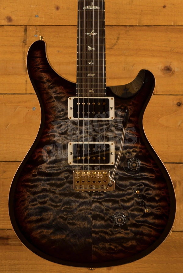 PRS Wood Library Custom 24 Charcoal Tri-Colour Burst /Ziricote
