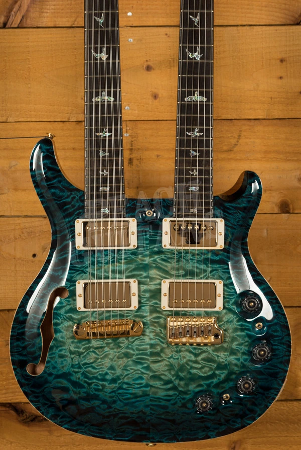 PRS Private Stock Custom 24 Double Neck Semi Hollow - Subzero Glow
