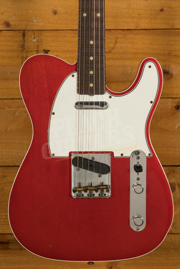 Fender Custom Shop '62 Tele Custom Journeyman Relic Candy Apple Red