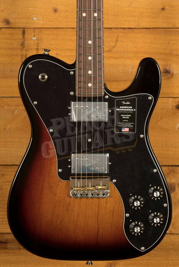 Fender American Professional II Telecaster Deluxe - Rosewood - 3-Colour Sunburst