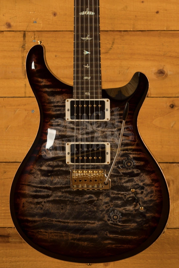 PRS Wood Library Custom 24 Charcoal Tri-Colour Burst Roasted Maple /Ziricote