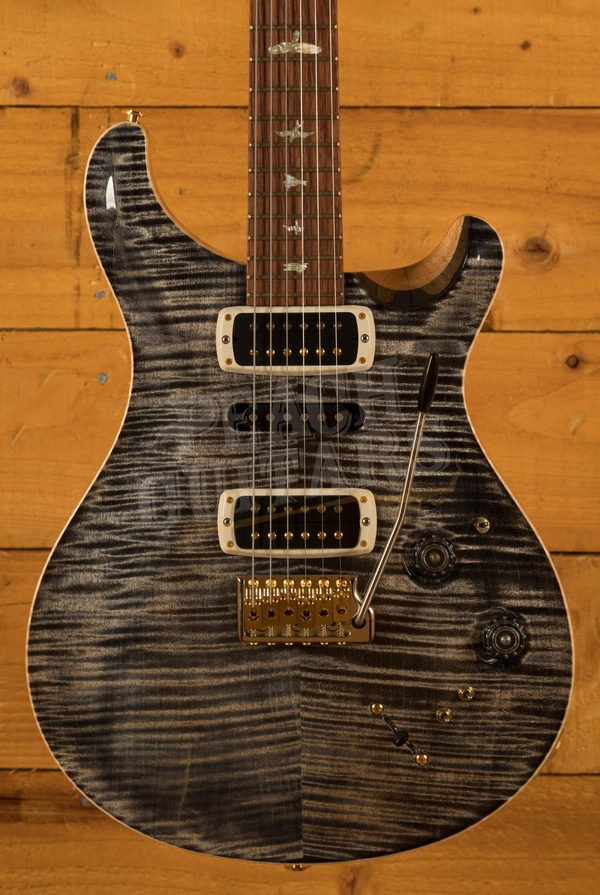 PRS Experience Modern Eagle V - 10 Top Charcoal - Pattern Neck