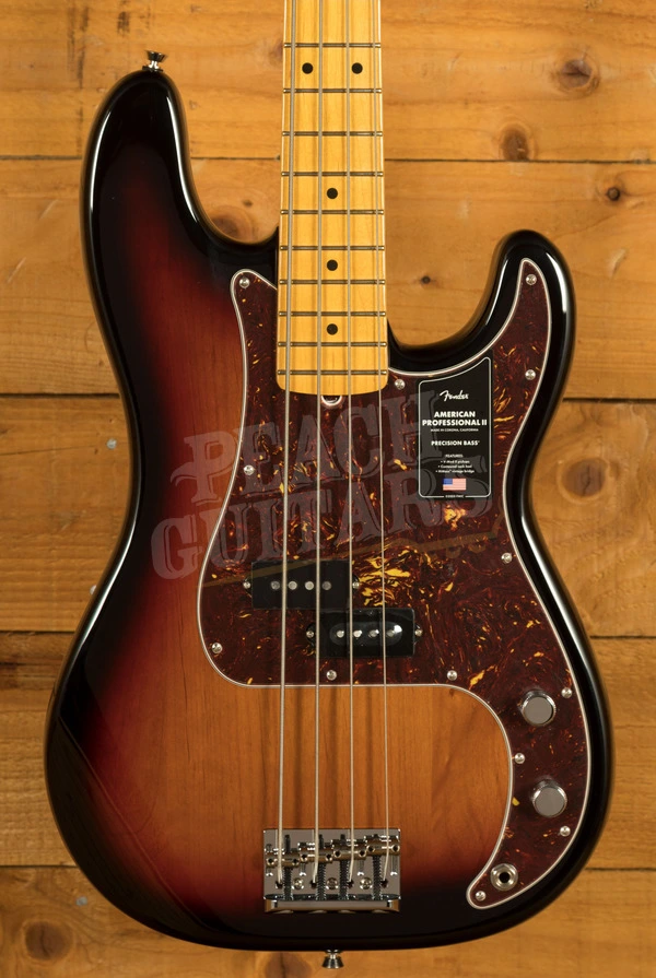Fender American Professional II Precision Bass - Maple - 3-Colour Sunburst
