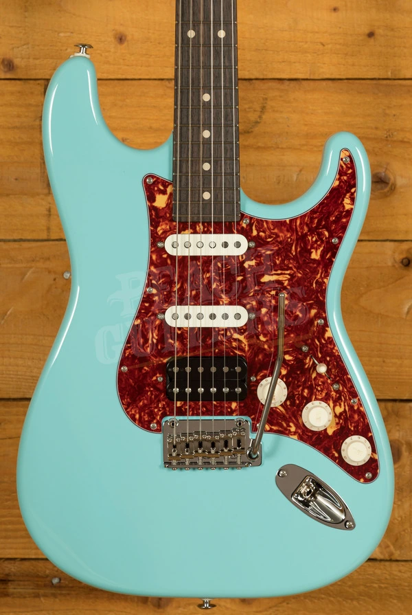 Suhr Classic Pro Peach LTD Flame Maple/Rosewood Daphne Blue