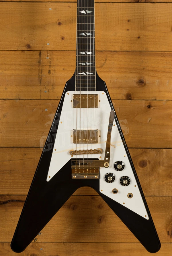Gibson Custom Jimi Hendrix 69 Flying V Ebony Aged GH