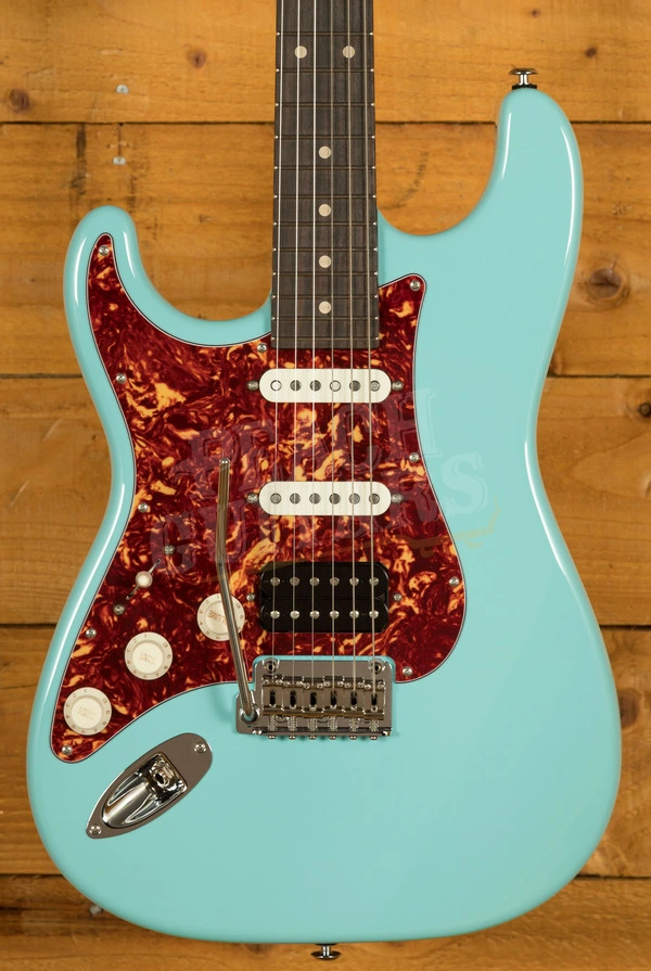 Suhr Classic Pro Peach LTD Flame Maple/Rosewood Daphne Blue Left Handed
