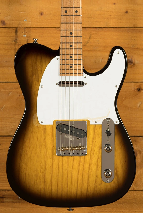 Suhr Classic T Pro Peach LTD - 2 Tone Tobacco Burst - Roasted Maple Neck 