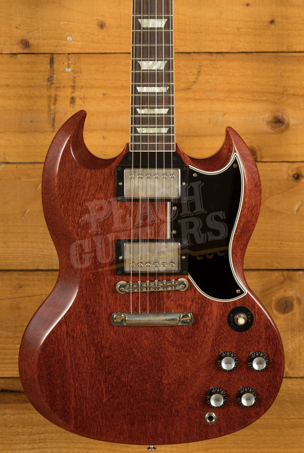 Gibson Custom '61 Les Paul SG Standard Reissue Stop-Bar VOS Cherry Red