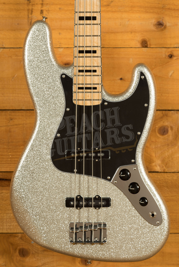 Fender Limited Edition Artist Mikey Way Jazz Bass | Maple - Silver Sparkle *B-Stock*
