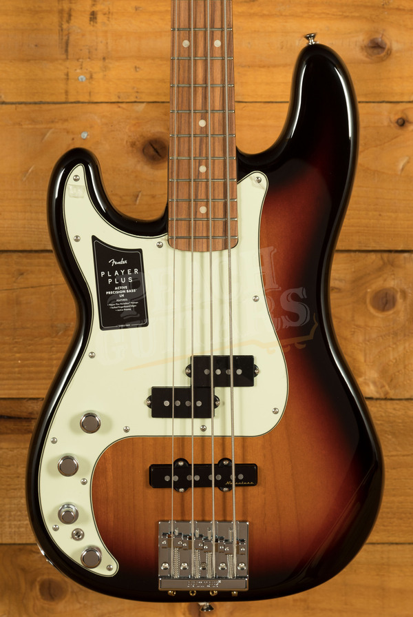 Fender Player Plus Precision Bass - 3-Colour Sunburst - Left-Handed