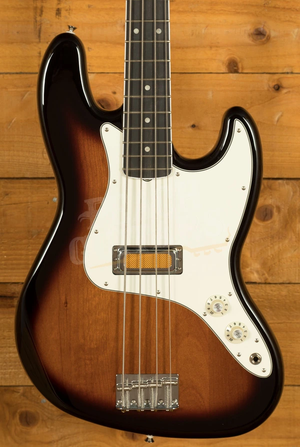 Fender Gold Foil Jazz Bass - Ebony - 2-Colour Sunburst