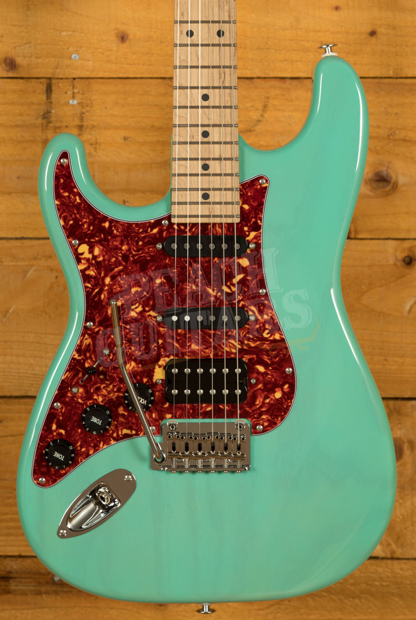Suhr Limited Edition Classic S Paulownia Trans Seafoam Green HSS - Left Handed