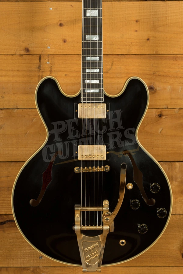 Gibson Custom '59 ES-355 Ebony Bigsby Murphy Lab Ultra Light Aged GH