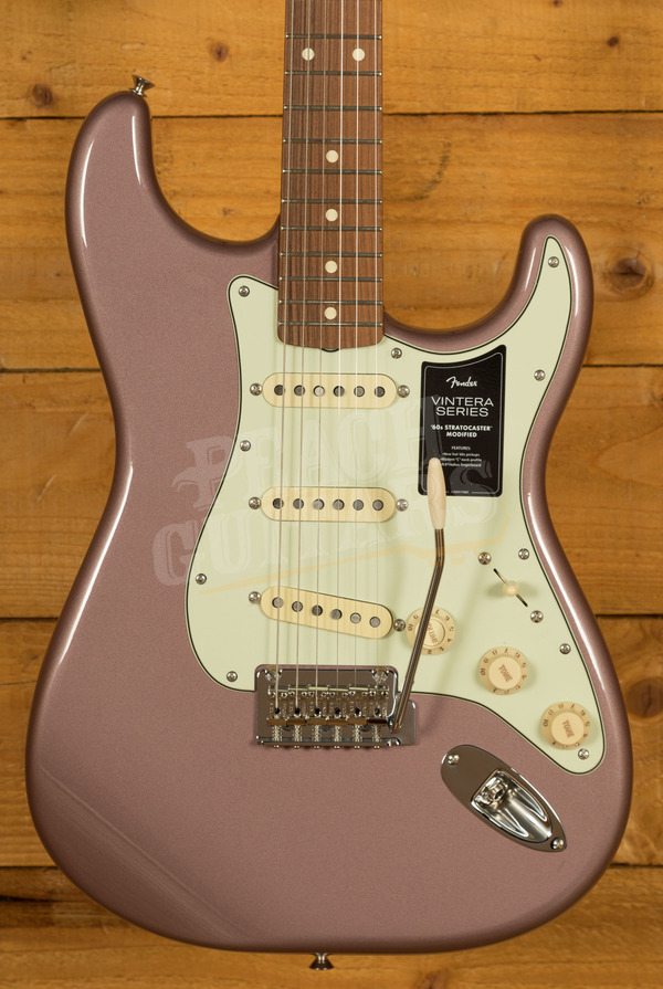 Fender Vintera '60s Stratocaster Modified | Pau Ferro - Burgundy Mist Metallic