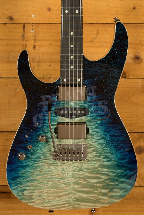 Tom Anderson Angel Left Handed | Sheer Blue WakeSurf Gloss w/ Binding & Gigbag