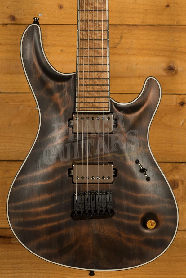 Mayones Regius Core 7 Baritone Curly Redwood - NAMM 2021 Display Guitar