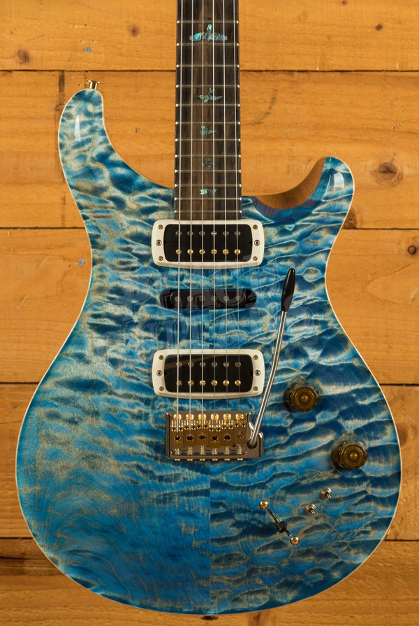 PRS Wood Library Modern Eagle V | Faded Blue Jean - Roasted Maple Neck