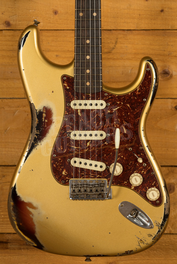 Fender Custom Shop NAMM 2020 LTD Roasted Poblano Strat Aztec Gold