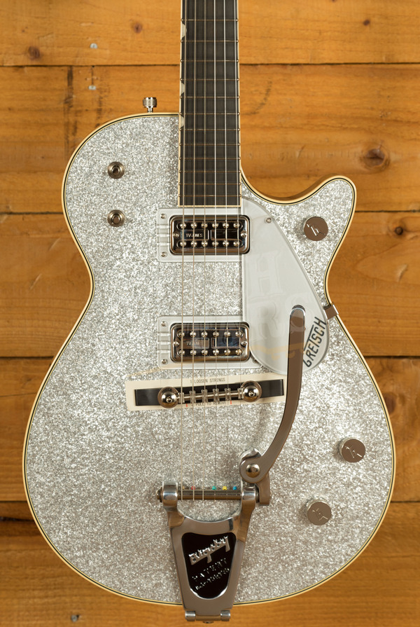 Gretsch G6129T-59 Vintage Select '59 Silver Jet | Silver Sparkle