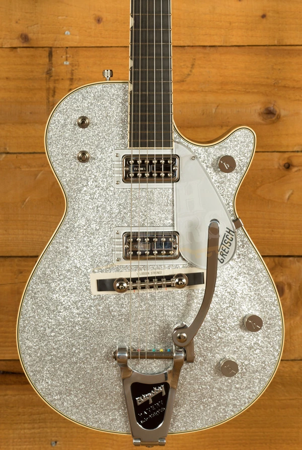 Gretsch G6129T-59 Vintage Select '59 Silver Jet Silver Sparkle