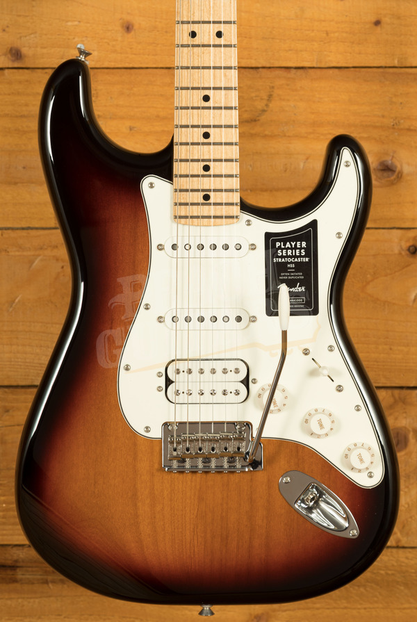 Fender Player Stratocaster HSS | Maple - 3-Colour Sunburst - Peach