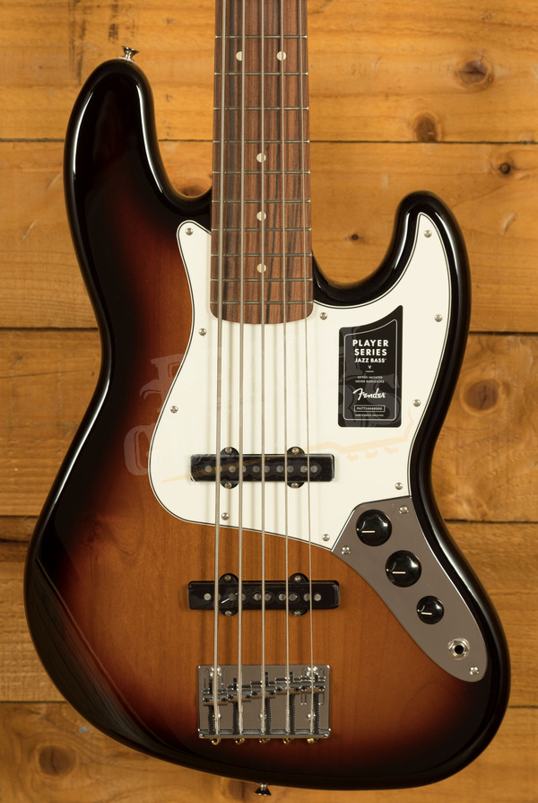 Fender Player Jazz Bass V | Pau Ferro - 3-Colour Sunburst