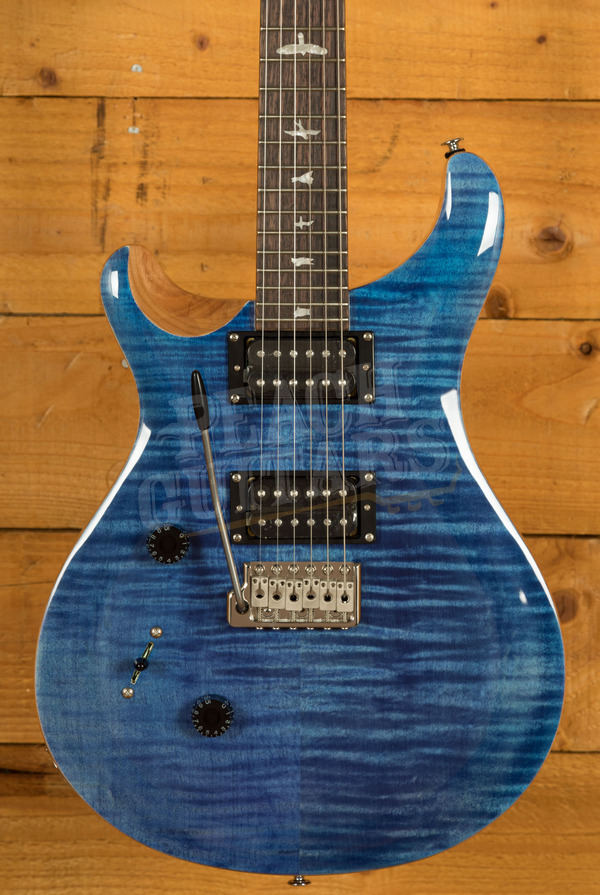 PRS SE Custom | Custom 24 "Lefty" - Faded Blue - Left-Handed