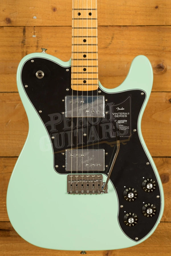 Fender Vintera II '70s Telecaster Deluxe with Tremolo - Maple - Surf Green