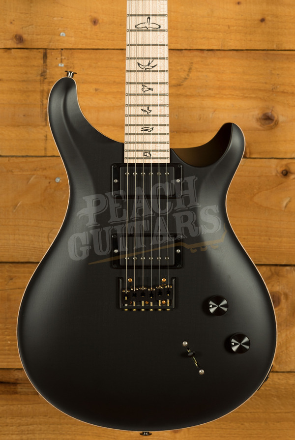 PRS Dustie Waring CE 24 Hardtail Limited Edition - Black Top/Black Back