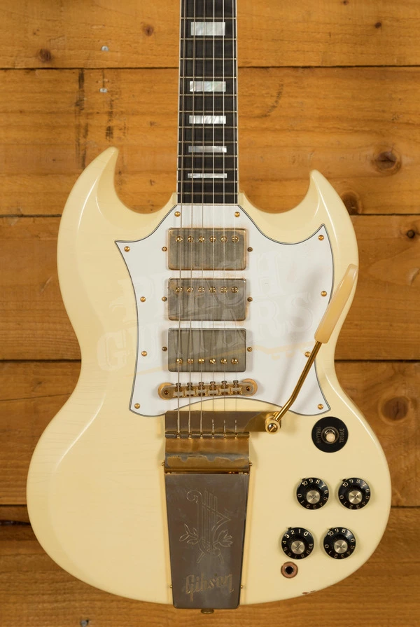 Gibson Custom Jimi Hendrix 67 SG Custom Classic White Aged GM