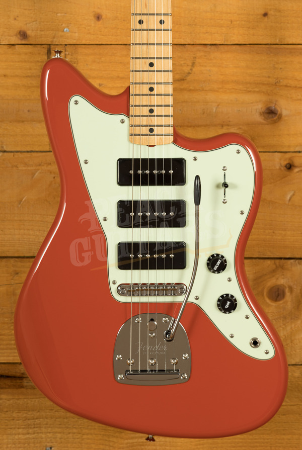 fender noventa jazzmaster fiesta red