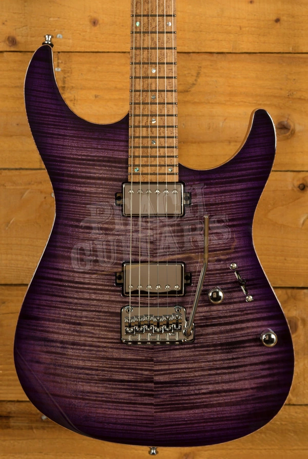Mayones Aquila Elite S 6 - Birdseye Maple - Infinite Purple Gloss