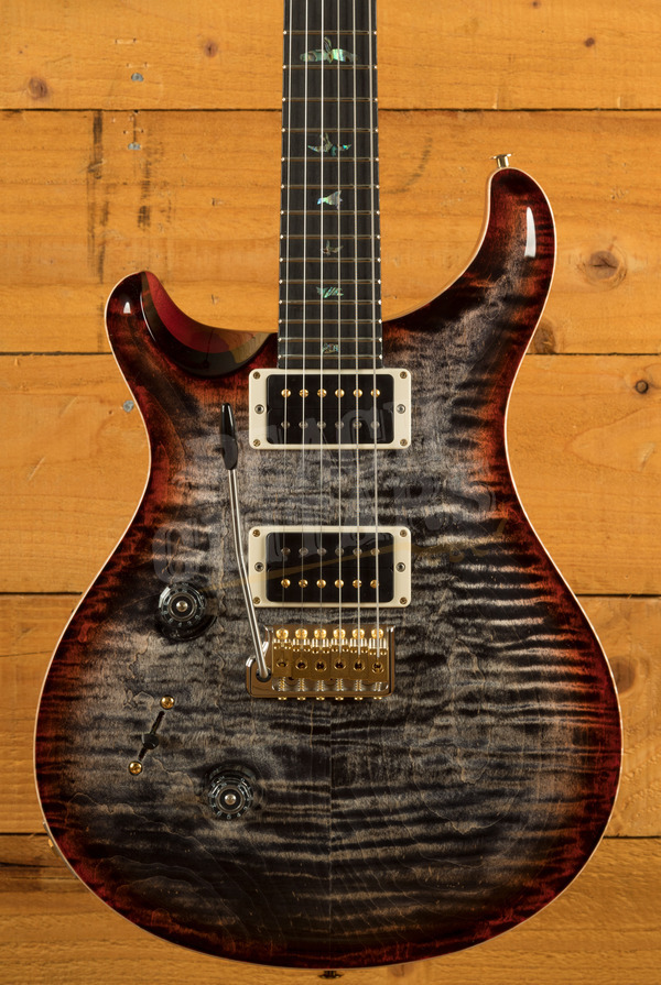 PRS Wood Library Custom 24 | Charcoal Cherryburst - Left-Handed