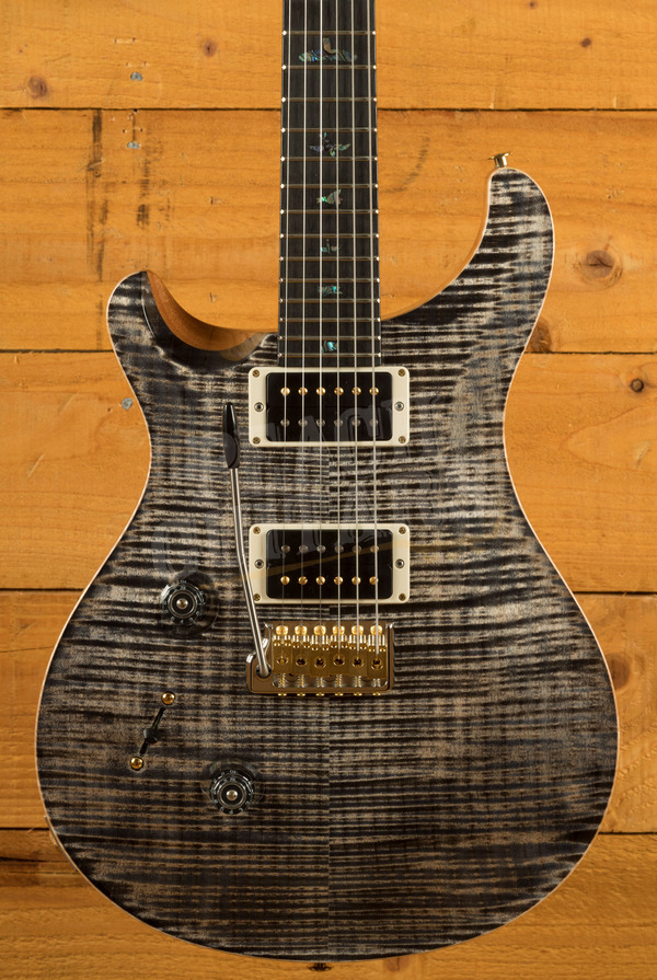PRS Wood Library Custom 24 | Charcoal - Left-Handed