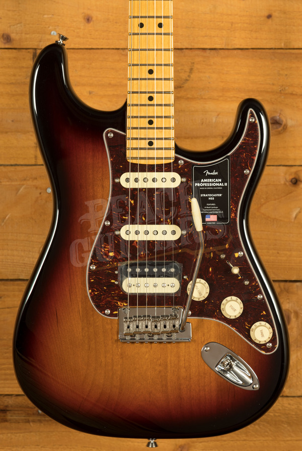 Fender American Professional II Stratocaster HSS | 3-Colour Sunburst - Maple