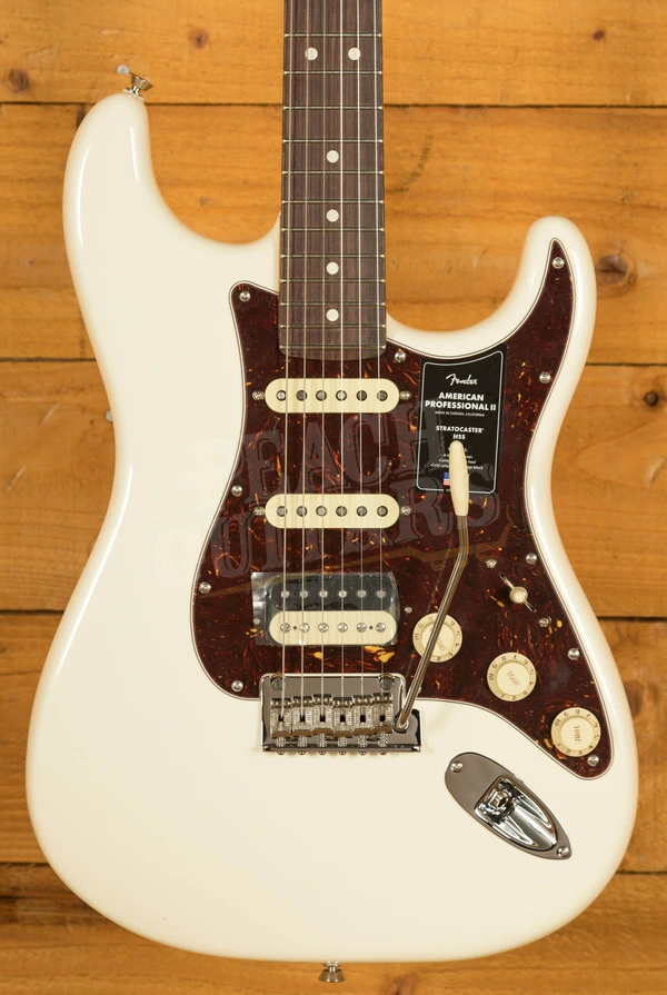 Fender American Professional II Stratocaster HSS - Rosewood - Olympic White