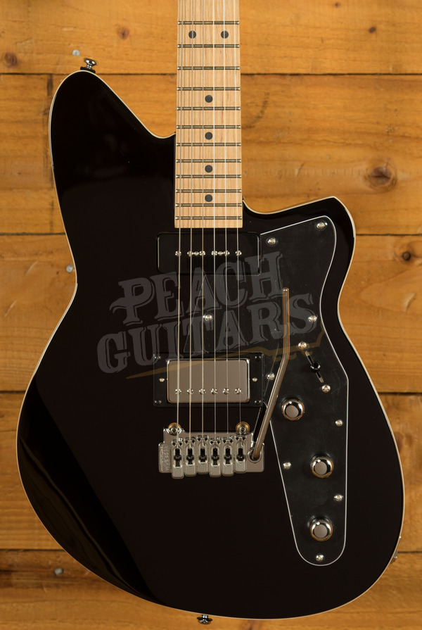 Reverend Bolt-On Series | Double Agent W - Midnight Black - Roasted Maple