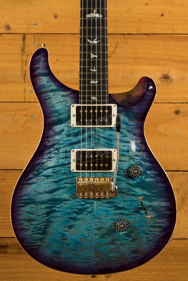 PRS Custom 24 Flame Maple Neck 10 Top Pattern Thin Ebony Custom Colour