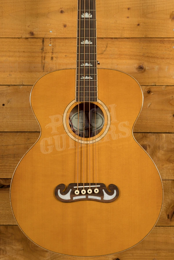 Epiphone El Capitan J-200 Studio Bass | Aged Vintage Natural