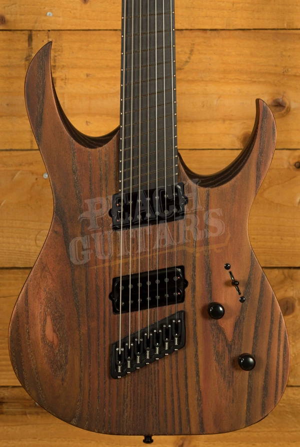 Mayones Duvell Elite VF 7 Ash Body | Antique Brown Matte