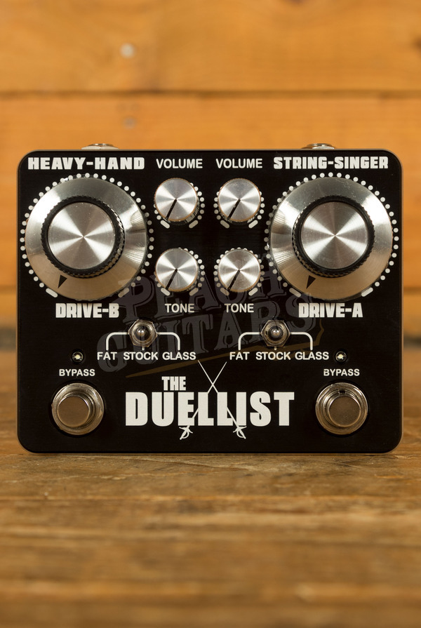 KingTone Guitar | The Duellist - Dual Overdrive Pedal - Black Panel