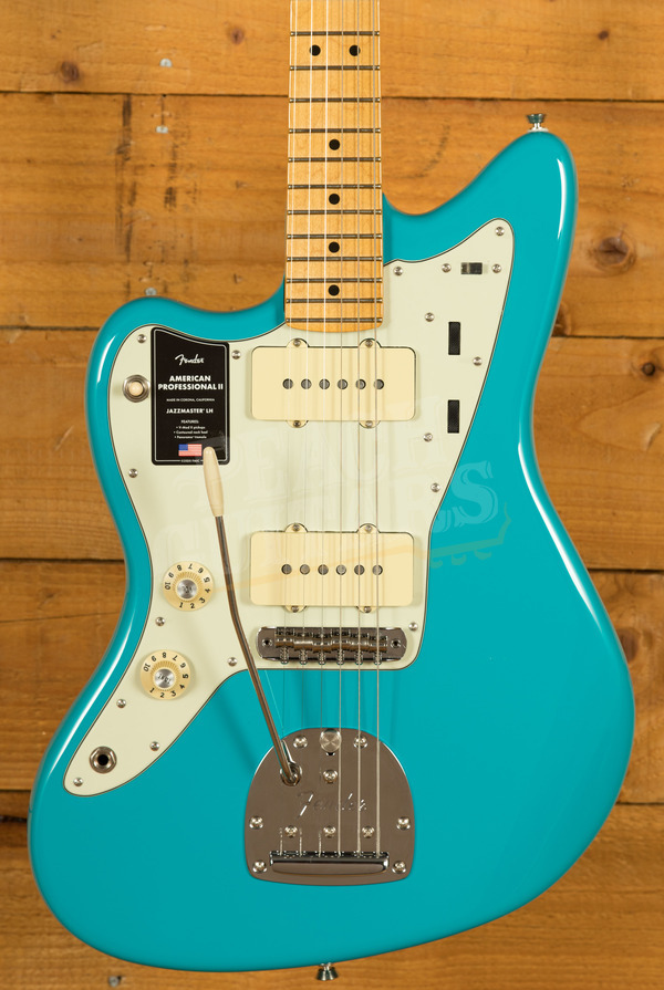 Fender American Professional II Jazzmaster Left-Handed Maple Miami Blue