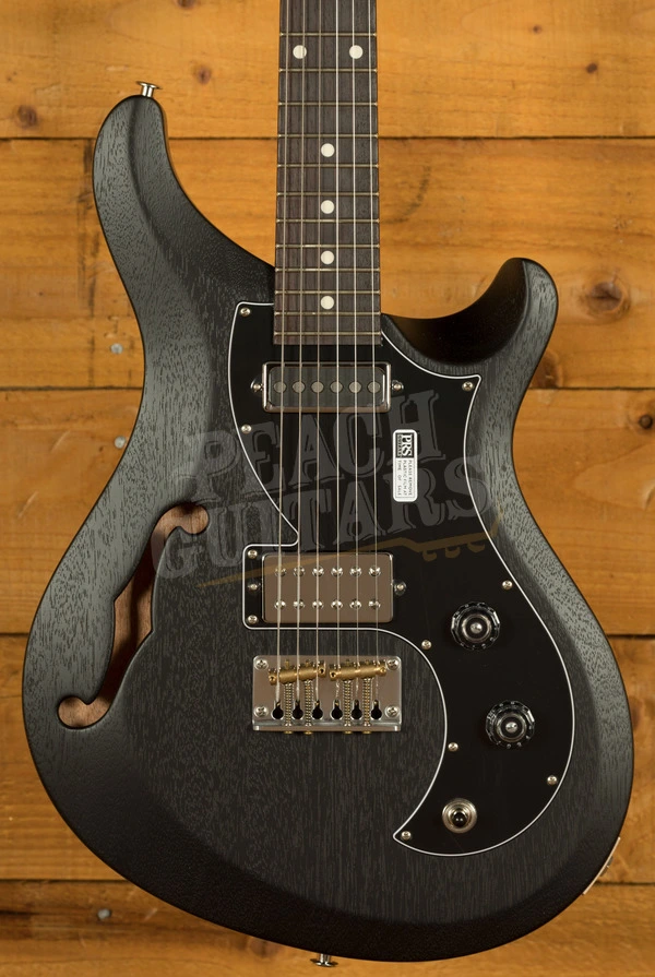 PRS S2 Vela Semi Hollow Satin - Charcoal
